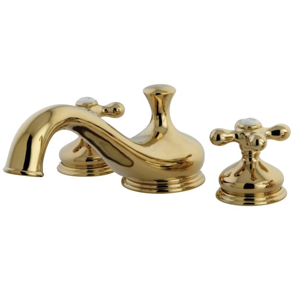 KS3332AX Roman Tub Filler Metal Cross Handle
