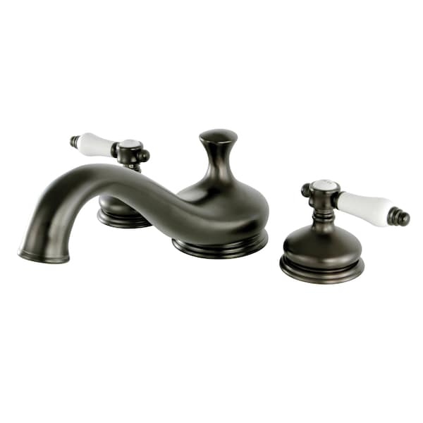 Roman Tub Faucet, Oil Rubbed Bronze, Deck Mount
