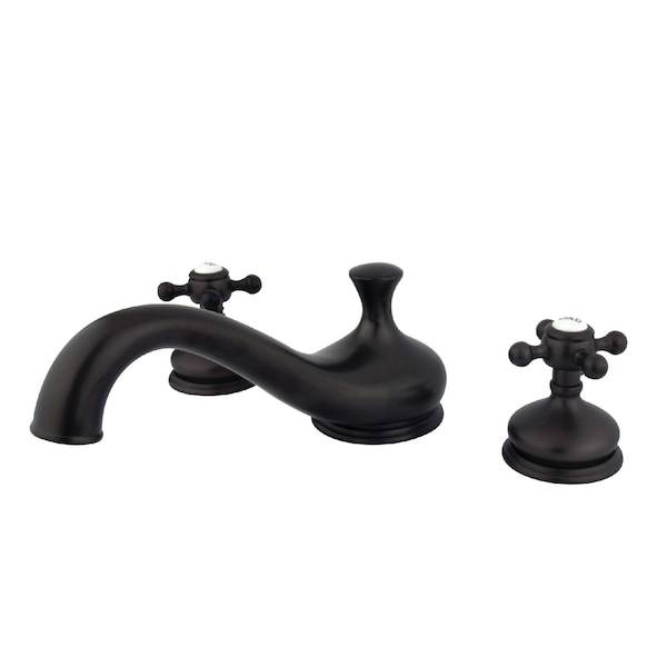 Roman Tub Faucet, Oil Rubbed Bronze, Deck Mount