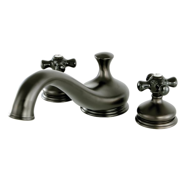 KS3335PKX Roman Tub Filler with Cross Handle