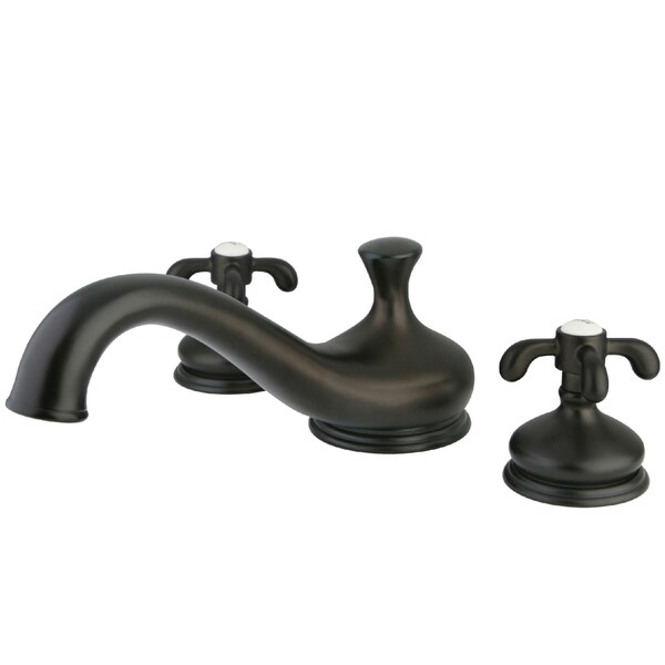 Roman Tub Faucet, Oil Rubbed Bronze, Deck Mount