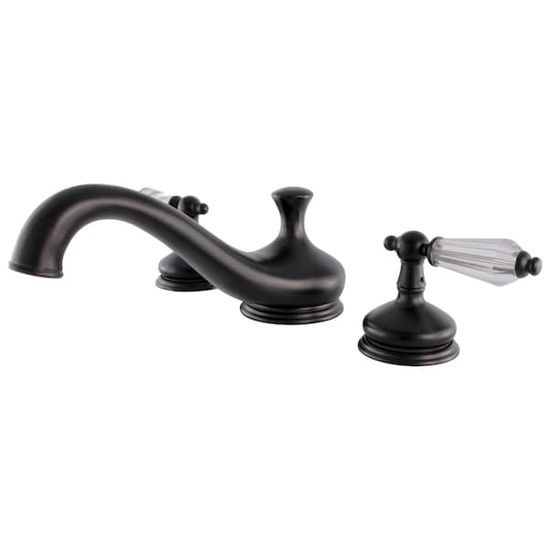 KS3335WLL Roman Tub Filler with Cross Handle