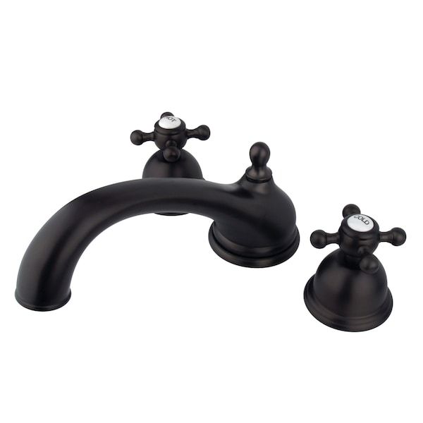 Roman Tub Faucet, Oil Rubbed Bronze, Deck Mount