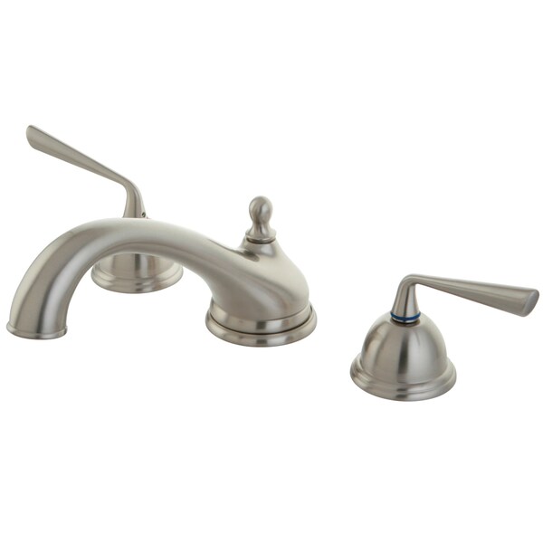 Roman Tub Faucet, Brushed Nickel, Deck Mount