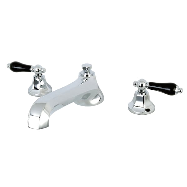 Roman Tub Faucet, Polished Chrome, Deck Mount