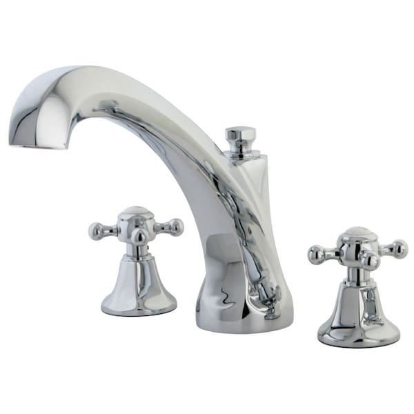 KS4321BX Roman Tub Filler Metal Cross Handles
