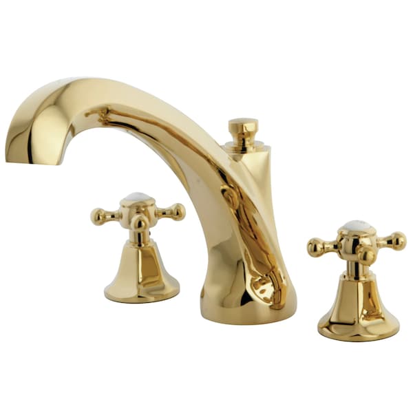 KS4322BX Roman Tub Filler Metal Cross Handle