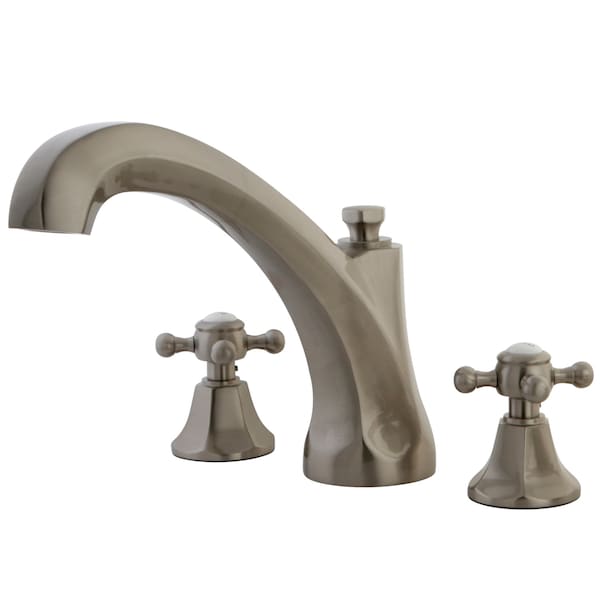 KS4328BX Roman Tub Filler Metal Cross Handles