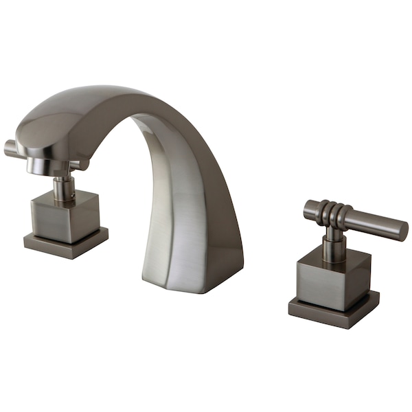 Roman Tub Faucet, Brushed Nickel, Deck Mount