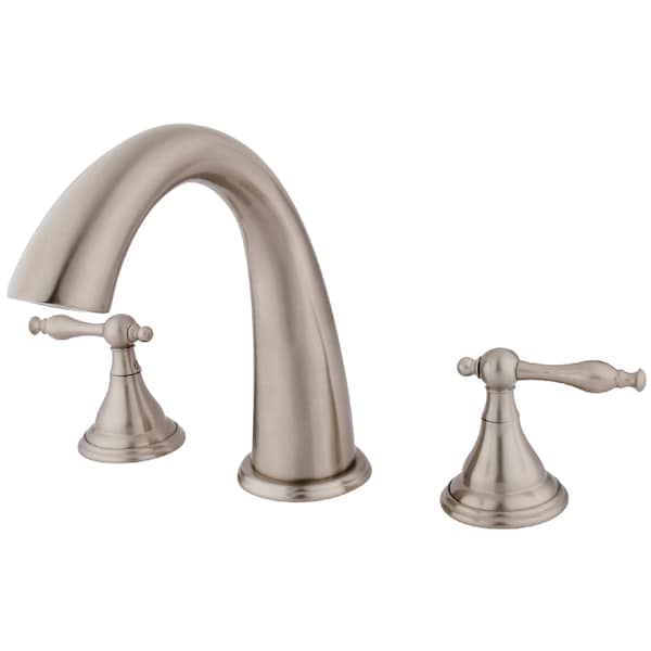 Roman Tub Faucet, Brushed Nickel, Deck Mount