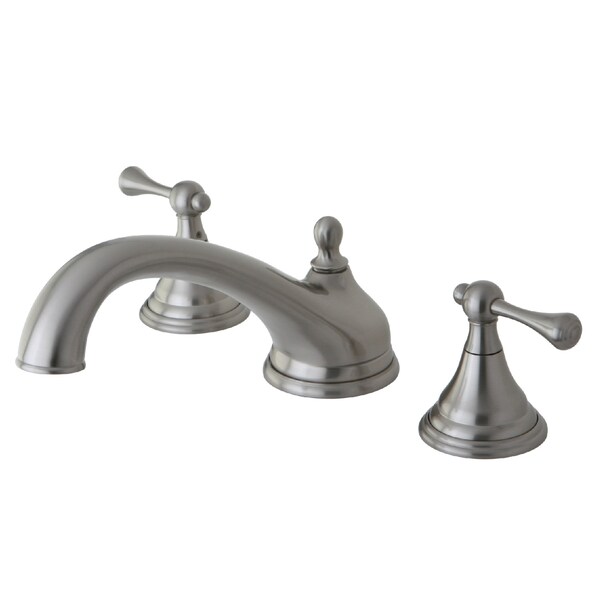 Roman Tub Faucet, Brushed Nickel, Deck Mount
