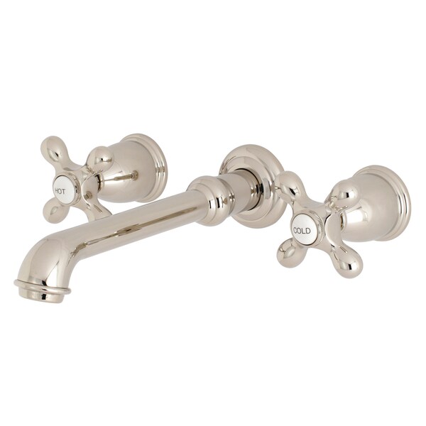 Roman Tub Faucet, Polished Nickel, Wall Mount