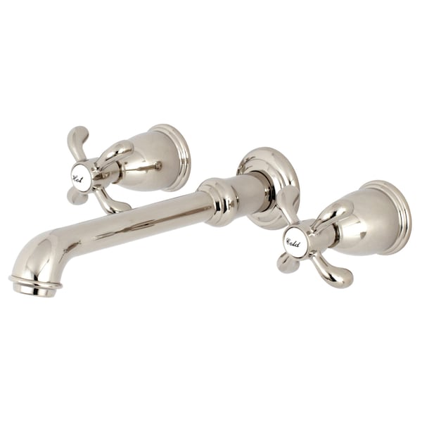 Roman Tub Faucet, Polished Nickel, Wall Mount