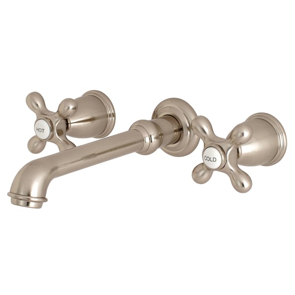 Roman Tub Faucet, Brushed Nickel, Wall Mount