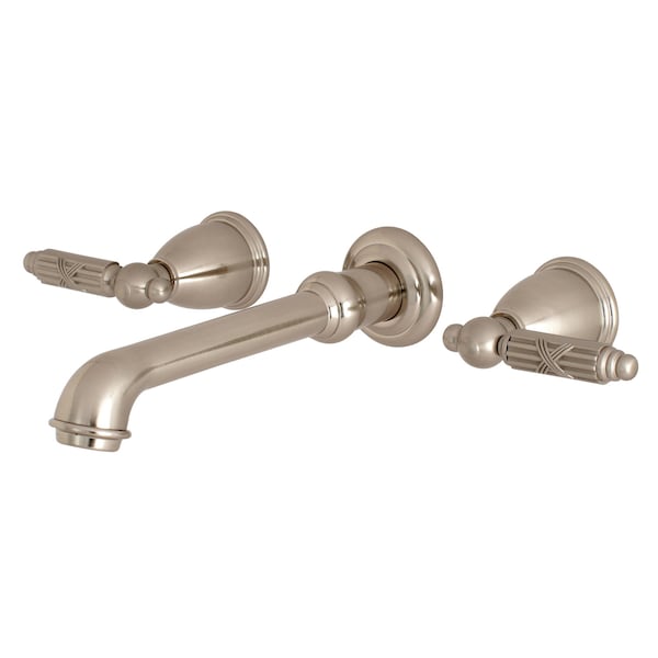 Roman Tub Faucet, Brushed Nickel, Wall Mount