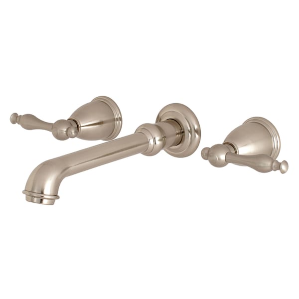 Roman Tub Faucet, Brushed Nickel, Wall Mount