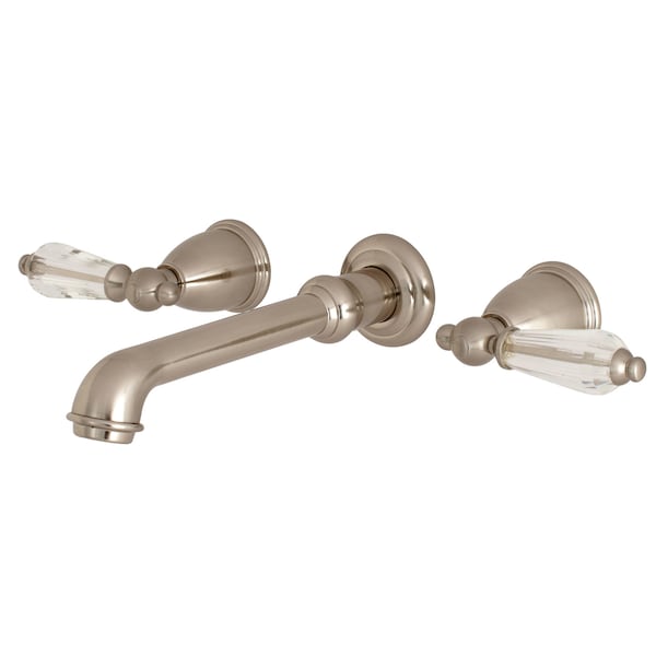Roman Tub Faucet, Brushed Nickel, Wall Mount