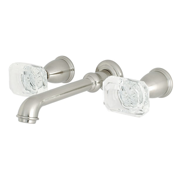 Roman Tub Faucet, Brushed Nickel, Wall Mount