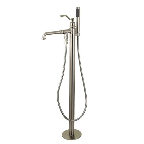 Freestanding Tub Faucet, Brushed Nickel, Freestanding
