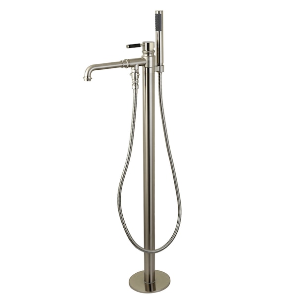 Freestanding Tub Faucet, Brushed Nickel, Freestanding