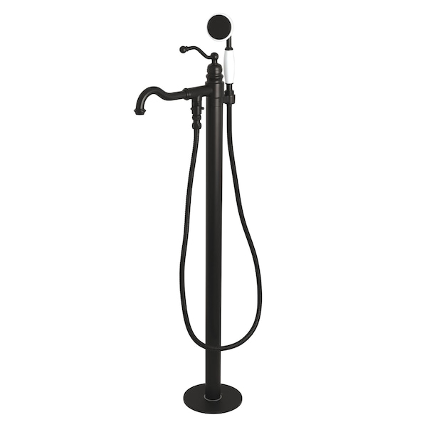 Freestanding Tub Faucet, Matte Black, Freestanding
