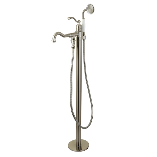 Freestanding Tub Faucet, Brushed Nickel, Freestanding