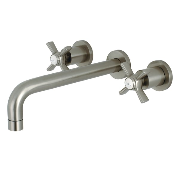 Roman Tub Faucet, Brushed Nickel, Wall Mount