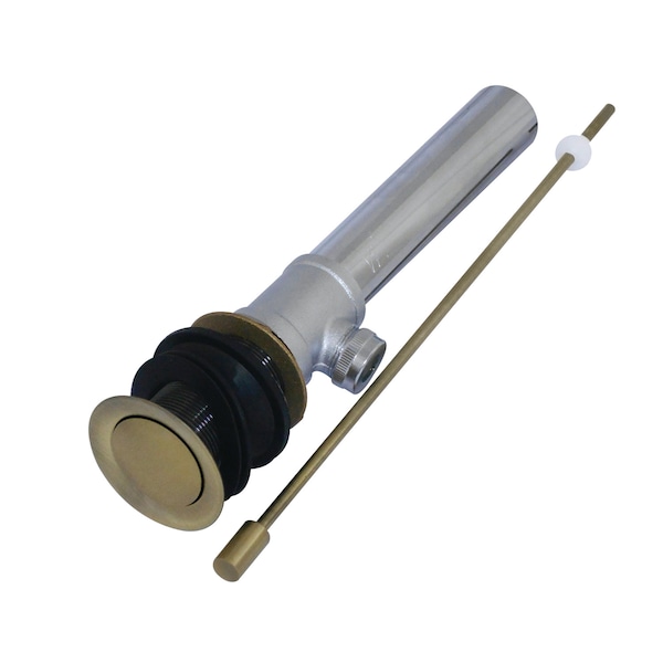 Brass, Bathroom Sink Drain, Pop-Up Drain without Overflow