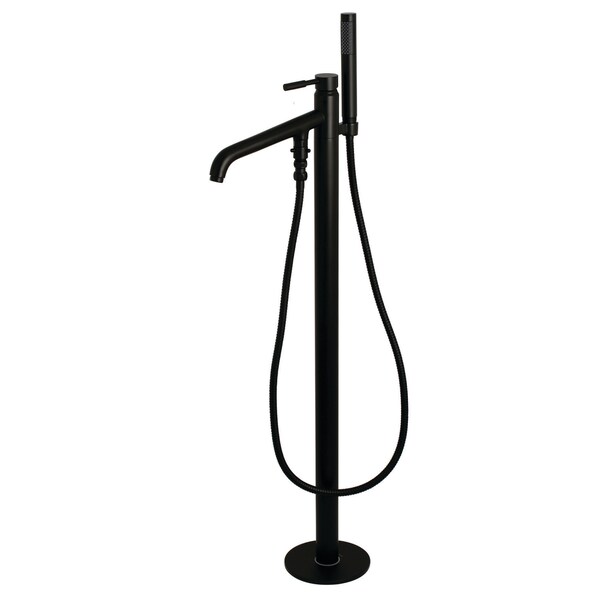 Freestanding Tub Faucet, Matte Black, Freestanding