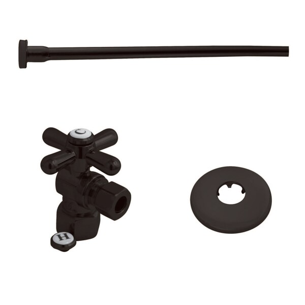 KTK105P Toilet Supply Kit Combo 1/2" IPS X 3/8" Comp Outlet