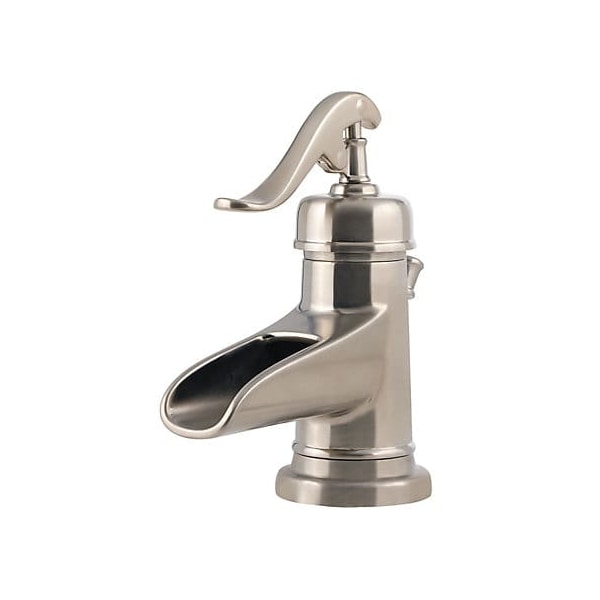 Single Handle Ashfield Single Control Centerset Bath F, Brushed Nickel 1/3 Hole