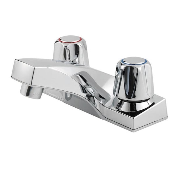 Dual Handle Series 4" Centerset Lavatory Chrome, 4" Mount, Polished chrome 3 Hole