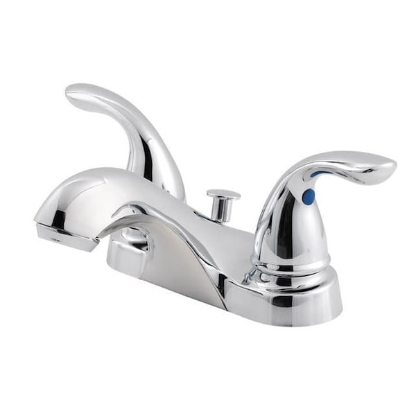Dual Handle Series 4" Centerset Lavatory Chrome, 4" Mount, Polished chrome 3 Hole