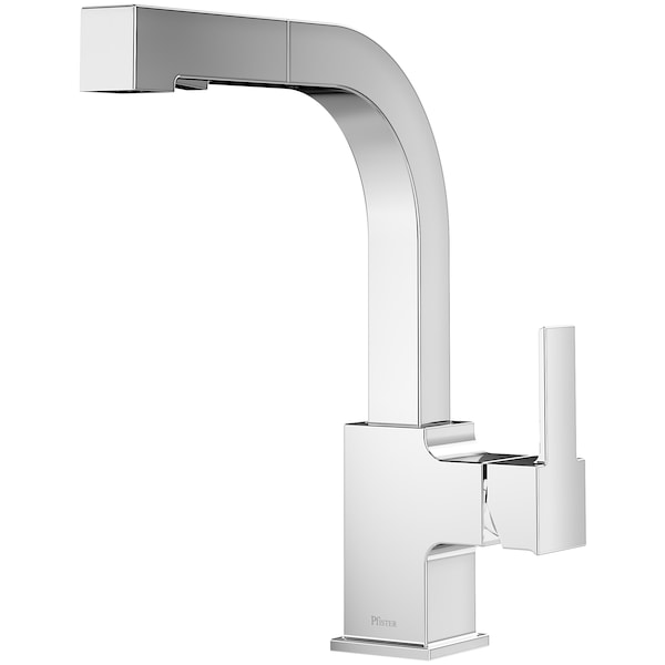 Residential 1 or 3 Hole Arkitek Single Hdl Pull-Out Kitchen Faucet