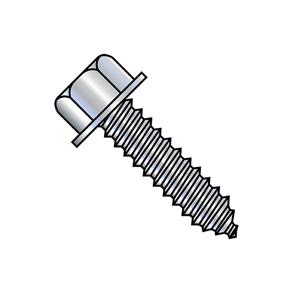 Lag Screw, 5/16 in, 2 in, Steel, Zinc Plated Hex Hex Drive, 700 PK