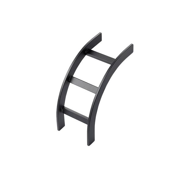 Ladder Rack Curved Sections (cULus Classified), Black, Steel