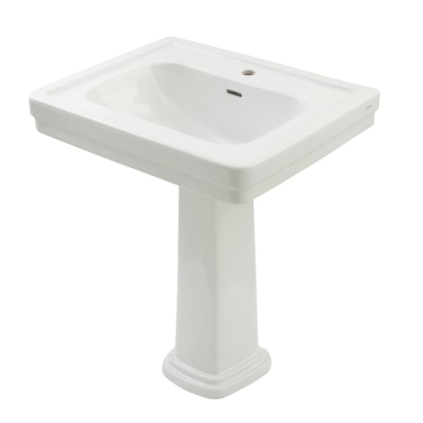 Promenade 1Hole Lav, Ped Cotton, Single Hole Mount, Cotton 1 Hole