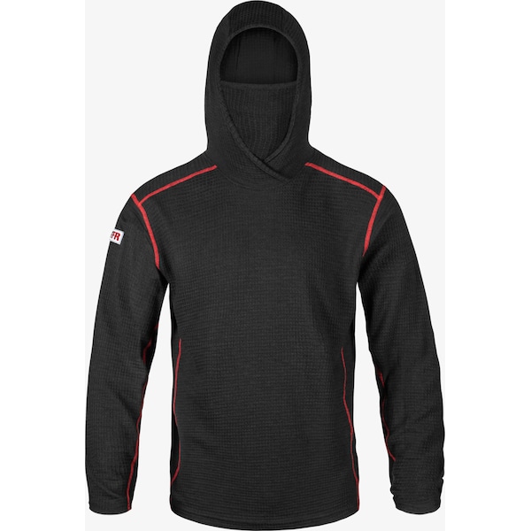 High Performance FR Waffle Hoodie, Black