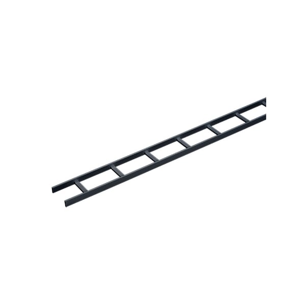 Ladder Rack Straight Sections (cULus Classified), Black, Steel