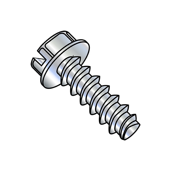 1/4-10X1 SLT HEXWAS FT PLT ALT48-2 ZINC BAKE & WAX, PK2000