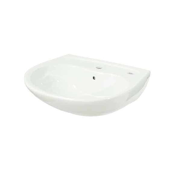 Supreme, 1Hole Ct Lavatory, Cotton, Single Hole Mount, Cotton 1 Hole