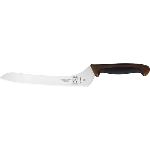 Millennia 9" Offset Bread Knife, Brown