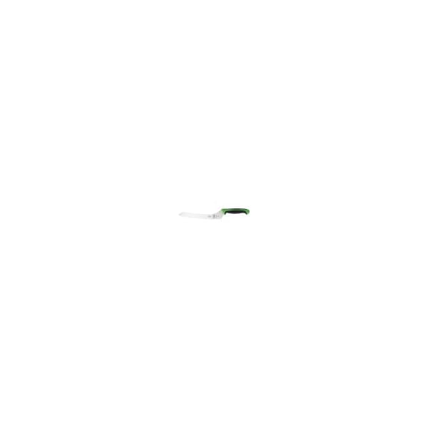 Millennia 9" Offset Bread Knife, Green