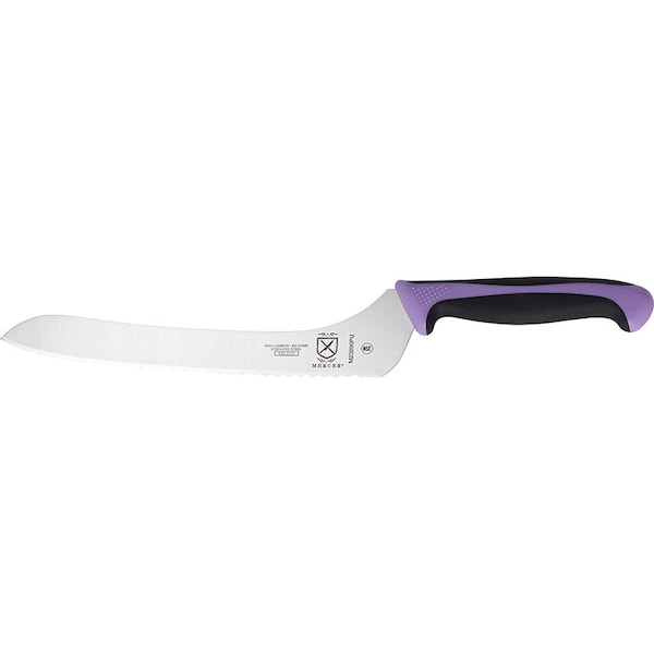 Millennia 9" Offset Bread Knife, Purple