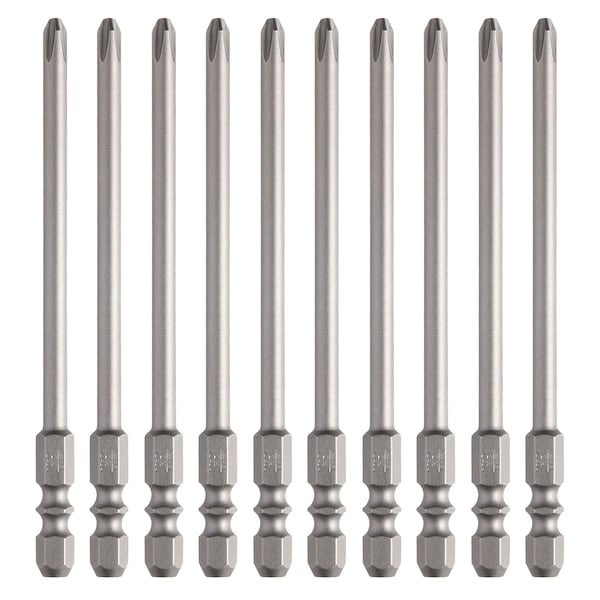 Power Bit 1/4" Hex Ab, +2x4.5x100H, PK10
