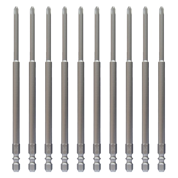 Power Bit 1/4" Hex Ab, +2x4.5x150H, PK10