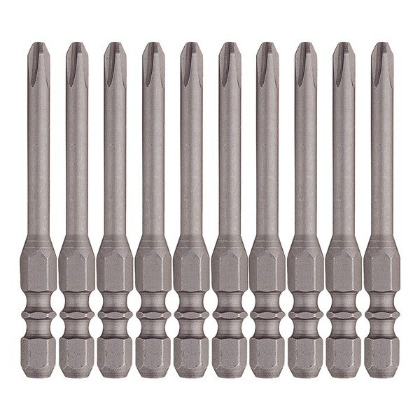 Power Bit 1/4" Hex Ab, +2x4.5x65H , PK10