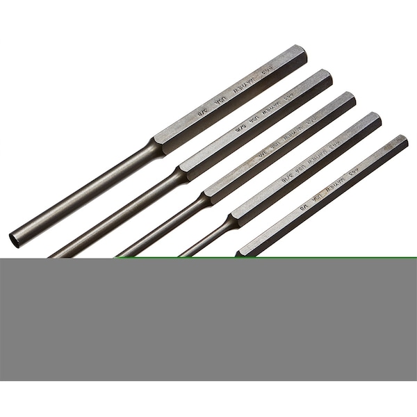 Pin Punch Kit, 446K 5Pc Long