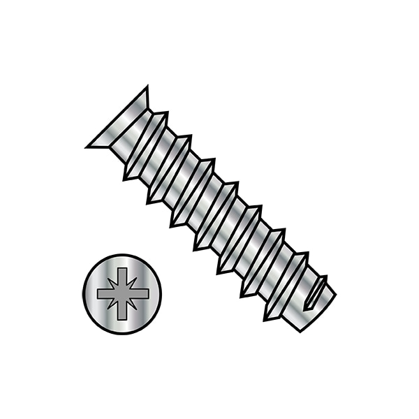 Binding Screw, M6.3X10.5 mm Thd Sz, Steel, 8000 PK