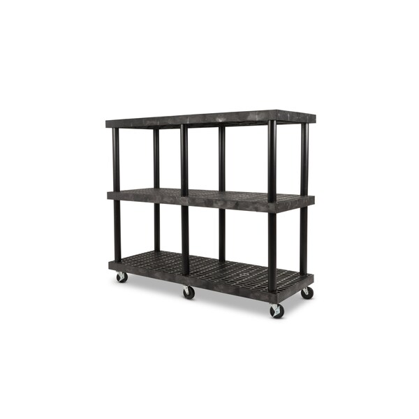 Dura-Shelf, Mobile, 66"x24", 3-Shelf System